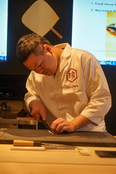 Fujito Tsutsui, Sushi Chef at REONA Sushi Tokyo